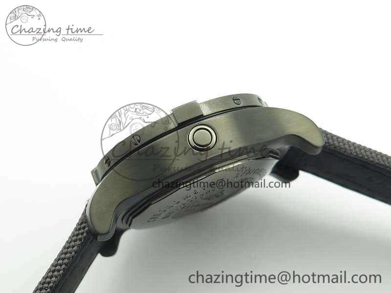 Avenger II Seawolf DLC Best Edition Black CF Dial On Nylon Strap A2836 (Free Leather Strap) V2