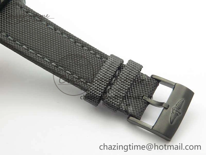 Avenger II Seawolf DLC Best Edition Black CF Dial On Nylon Strap A2836 (Free Leather Strap) V2