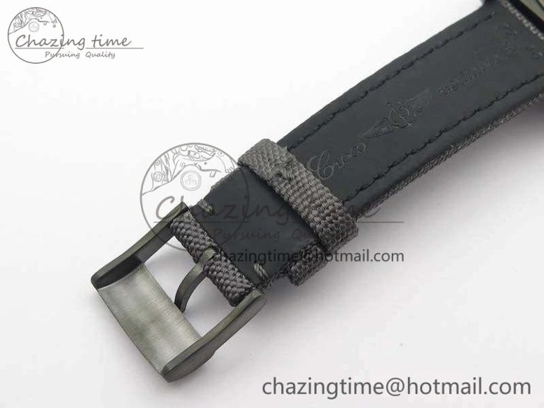 Avenger II Seawolf DLC Best Edition Black CF Dial On Nylon Strap A2836 (Free Leather Strap) V2