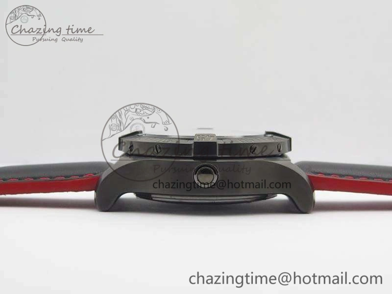 Avenger II Seawolf DLC Best Edition Black Dial On Leather Strap A2836(Free Leather Strap) V2