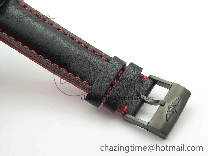 Avenger II Seawolf DLC Best Edition Black Dial On Leather Strap A2836(Free Leather Strap) V2