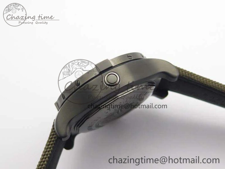 Avenger II Seawolf DLC Best Edition Black Dial On Nylon Strap A2836 (Free Leather Strap) V2