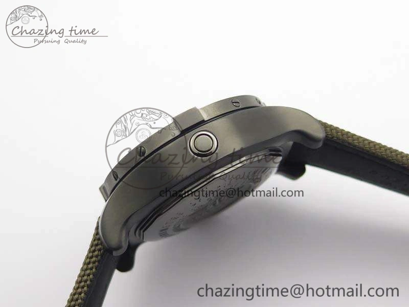 Avenger II Seawolf DLC Best Edition Black Dial On Nylon Strap A2836 (Free Leather Strap) V2
