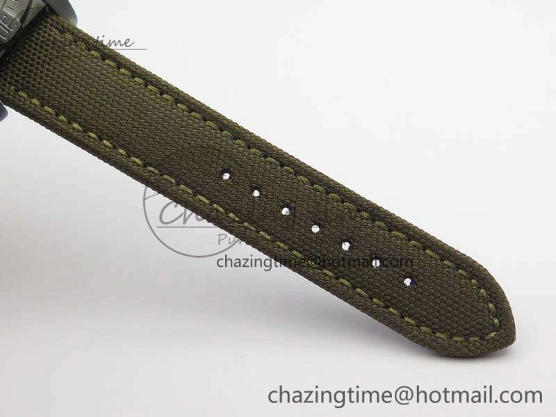 Avenger II Seawolf DLC Best Edition Black Dial On Nylon Strap A2836 (Free Leather Strap) V2