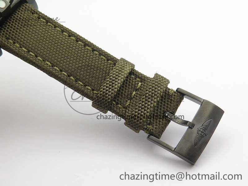 Avenger II Seawolf DLC Best Edition Black Dial On Nylon Strap A2836 (Free Leather Strap) V2