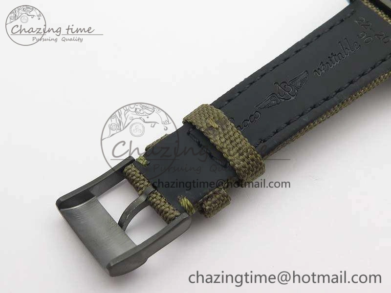 Avenger II Seawolf DLC Best Edition Black Dial On Nylon Strap A2836 (Free Leather Strap) V2