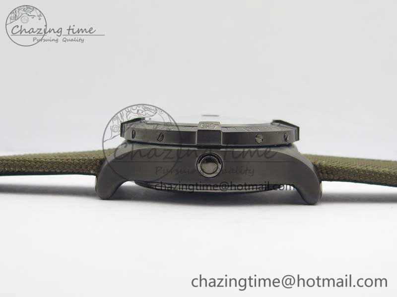Avenger II Seawolf DLC Best Edition Black Dial On Nylon Strap A2836 (Free Leather Strap) V2