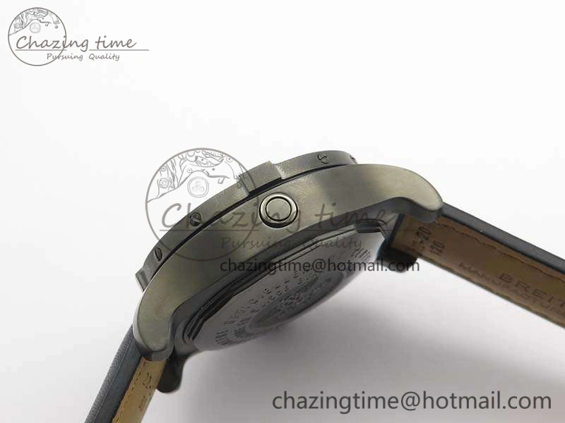Avenger II Seawolf DLC Best Edition Black Stick Dial On Leather Strap A2836 (Free Leather Strap) V2