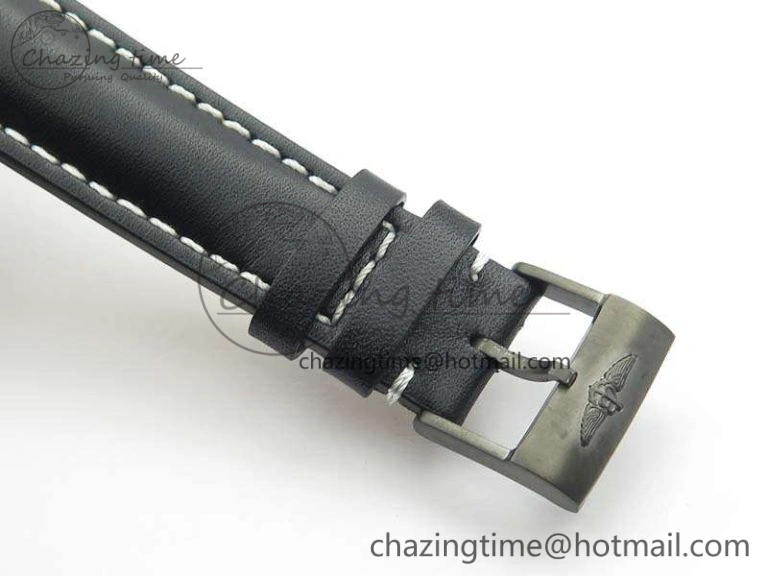 Avenger II Seawolf DLC Best Edition Black Stick Dial On Leather Strap A2836 (Free Leather Strap) V2