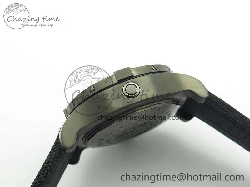 Avenger II Seawolf DLC Best Edition Black Stick Dial On Nylon Strap A2836 (Free Leather Strap) V2