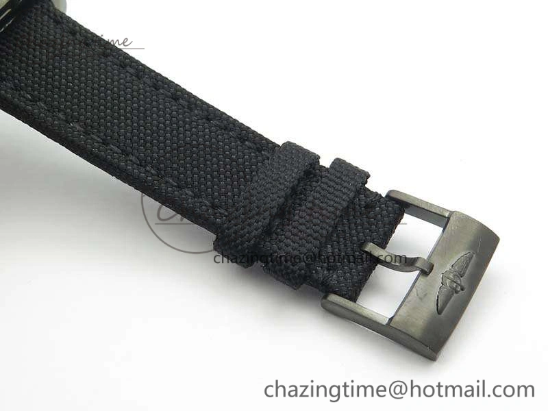 Avenger II Seawolf DLC Best Edition Black Stick Dial On Nylon Strap A2836 (Free Leather Strap) V2