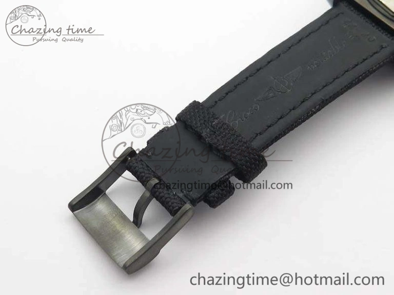 Avenger II Seawolf DLC Best Edition Black Stick Dial On Nylon Strap A2836 (Free Leather Strap) V2