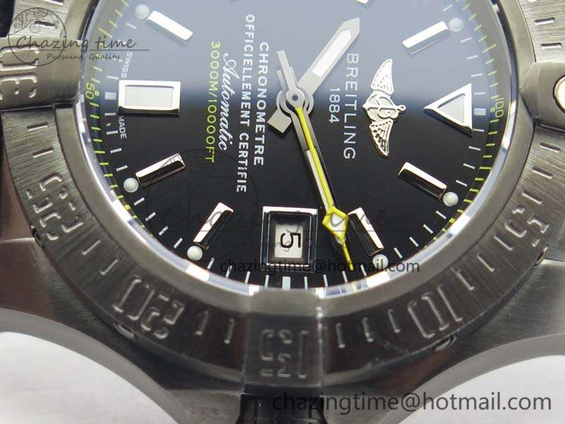 Avenger II Seawolf DLC Best Edition Black Stick Dial On Nylon Strap A2836 (Free Leather Strap) V2