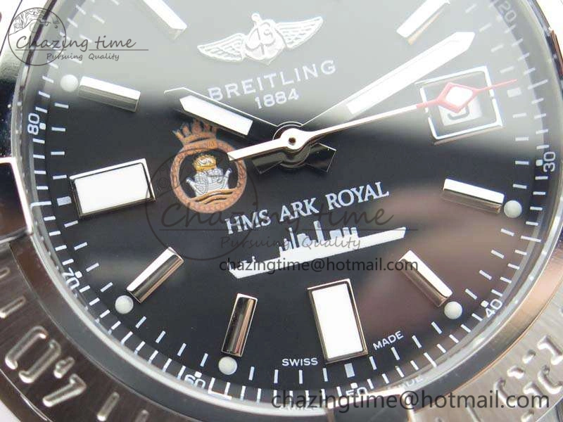 Avenger II Seawolf HMS ARK Royal SS 1:1 Best Edition Black Dial On Nylon Strap A2836