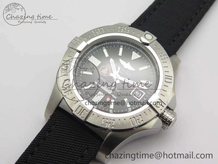 Avenger II Seawolf HMS ARK Royal SS 1:1 Best Edition Black Dial On Nylon Strap A2836