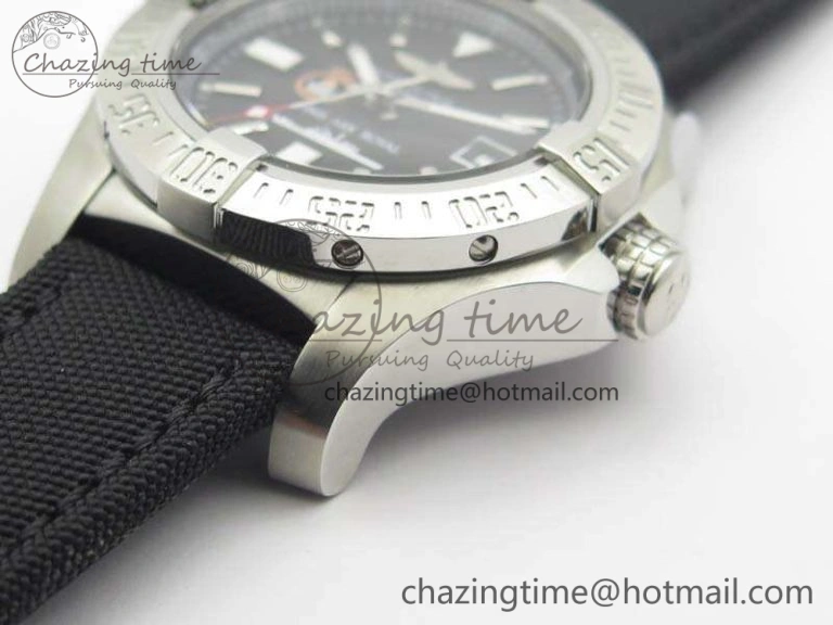 Avenger II Seawolf HMS ARK Royal SS 1:1 Best Edition Black Dial On Nylon Strap A2836