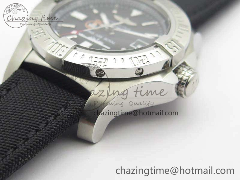 Avenger II Seawolf HMS ARK Royal SS 1:1 Best Edition Black Dial On Nylon Strap A2836