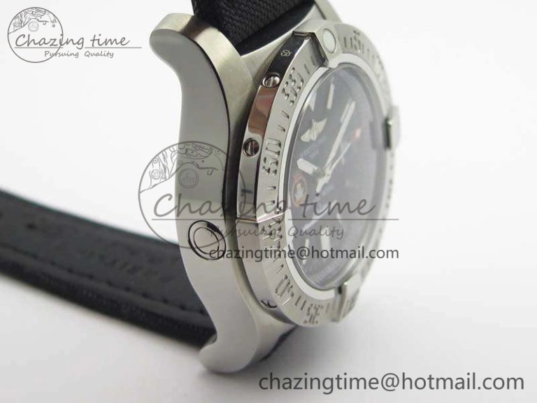 Avenger II Seawolf HMS ARK Royal SS 1:1 Best Edition Black Dial On Nylon Strap A2836