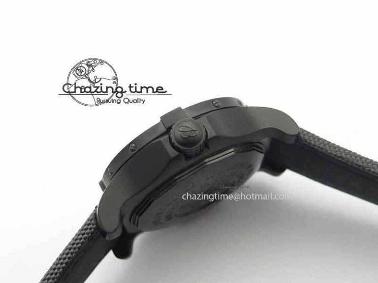 Avenger II Seawolf PVD Black Dial On Gray Nylon Strap A2836