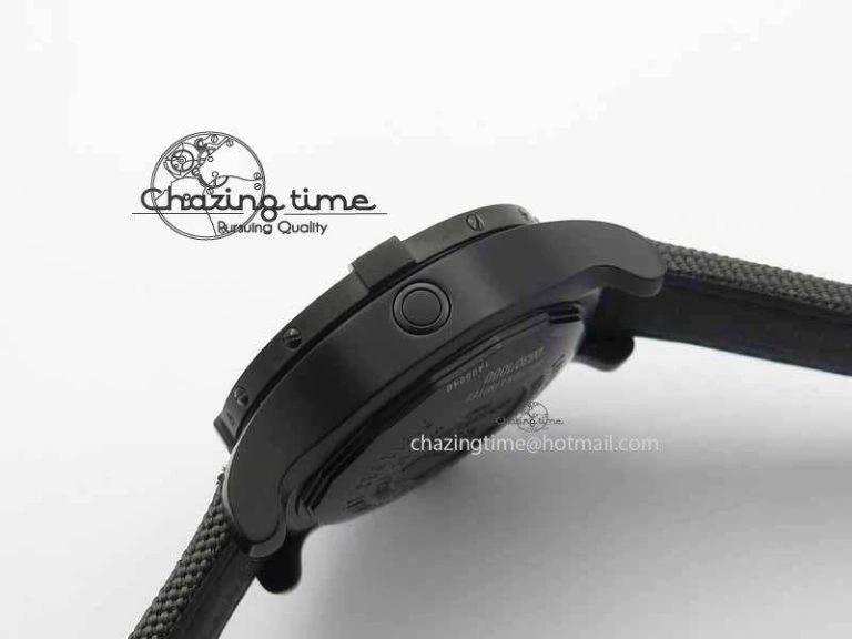 Avenger II Seawolf PVD Black Dial On Gray Nylon Strap A2836