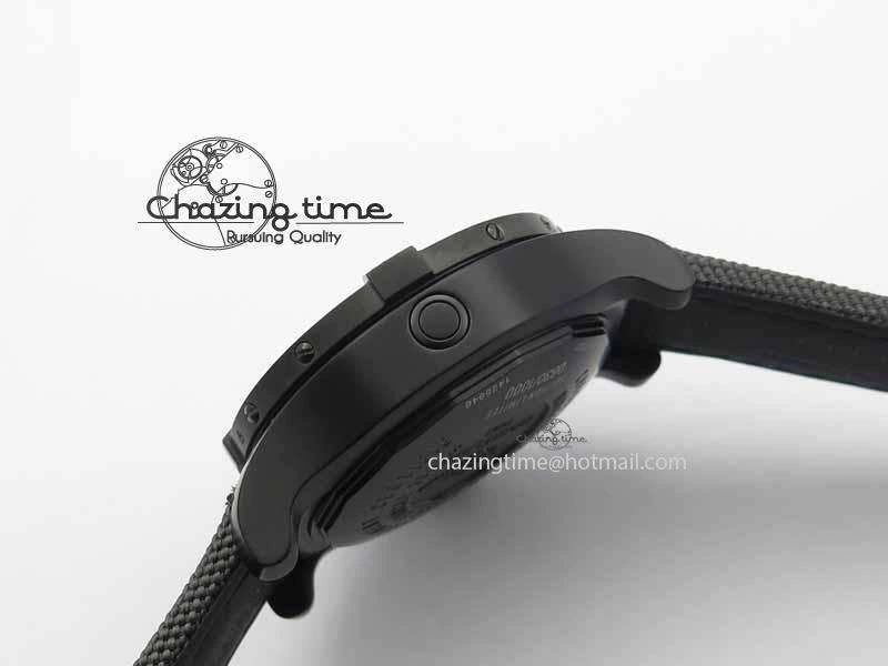 Avenger II Seawolf PVD Black Dial On Gray Nylon Strap A2836