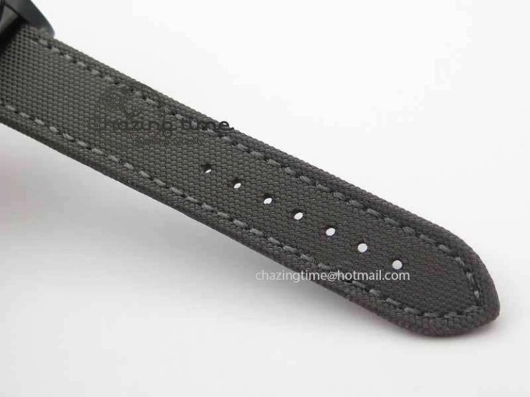 Avenger II Seawolf PVD Black Dial On Gray Nylon Strap A2836