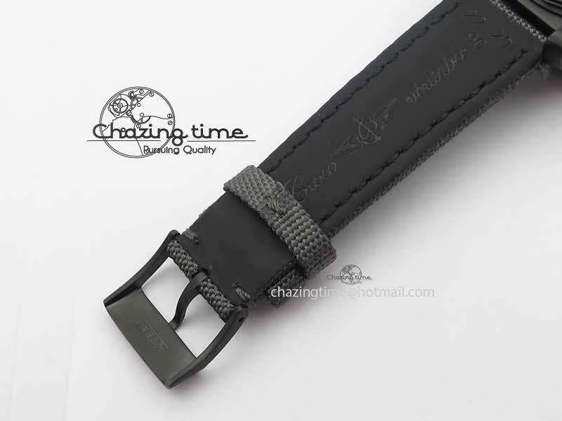 Avenger II Seawolf PVD Black Dial On Gray Nylon Strap A2836
