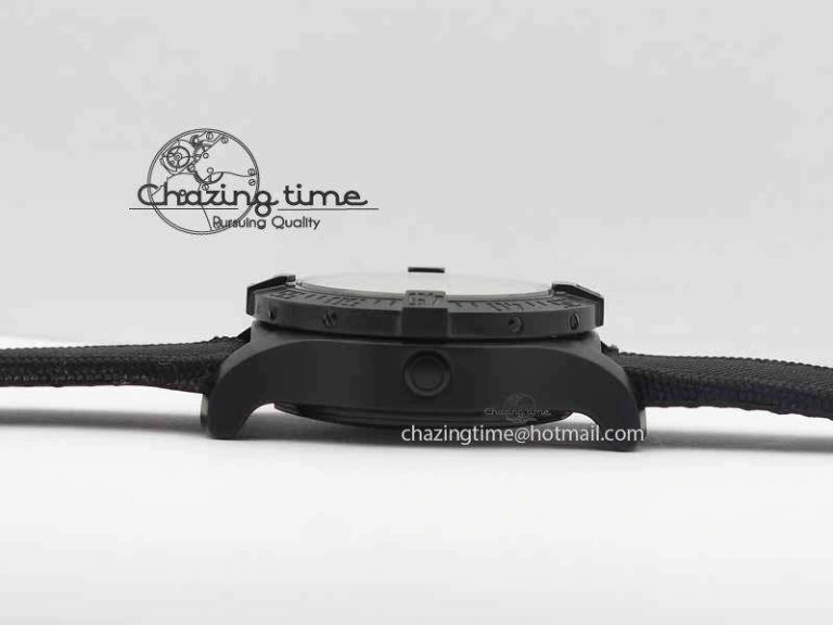 Avenger II Seawolf PVD Black Dial Yellow Markers On Black Nylon Strap A2836