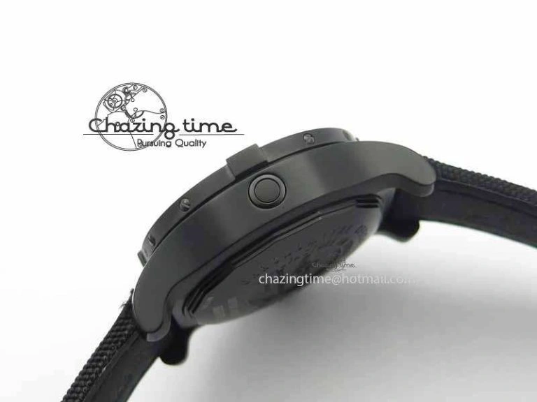 Avenger II Seawolf PVD Black Dial Yellow Markers On Black Nylon Strap A2836