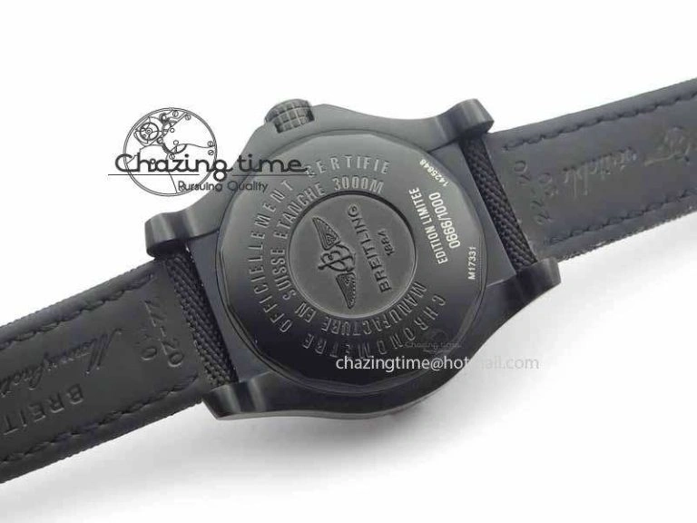 Avenger II Seawolf PVD Black Dial Yellow Markers On Black Nylon Strap A2836
