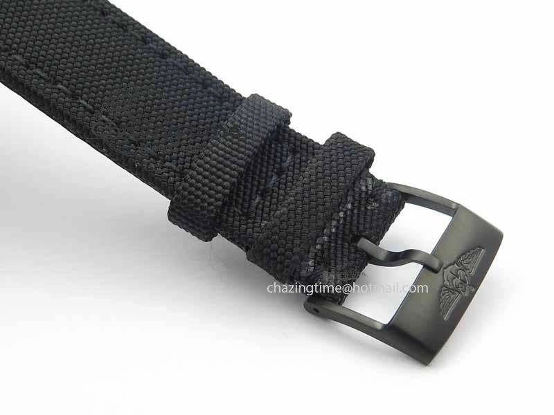 Avenger II Seawolf PVD Black Dial Yellow Markers On Black Nylon Strap A2836