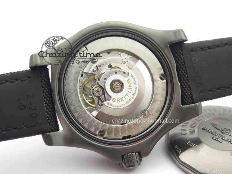 Avenger II Seawolf PVD GF 1:1 Best Edition Yellow Dial On Black Nylon Strap A2824