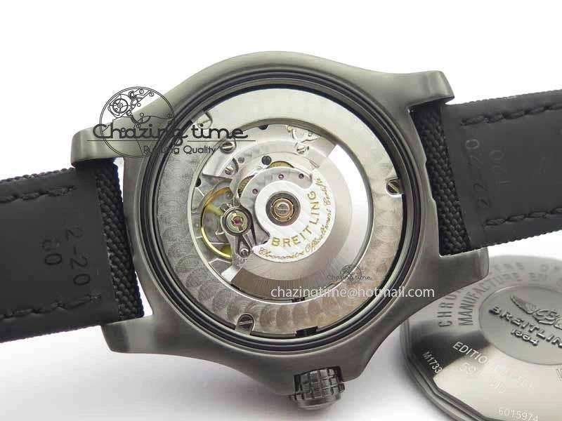 Avenger II Seawolf PVD GF 1:1 Best Edition Yellow Dial On Black Nylon Strap A2824