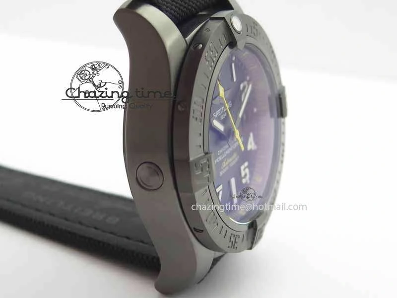 Avenger II Seawolf PVD HK Limited Edition GF 1:1 Best Edition Black Dial On Black Nylon Strap A2824