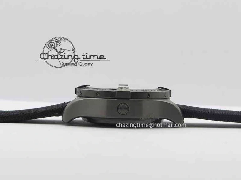 Avenger II Seawolf PVD HK Limited Edition GF 1:1 Best Edition Black Dial On Black Nylon Strap A2824