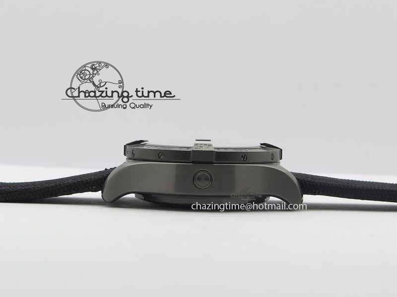 Avenger II Seawolf PVD HK Limited Edition GF 1:1 Best Edition Black Dial On Black Nylon Strap A2824