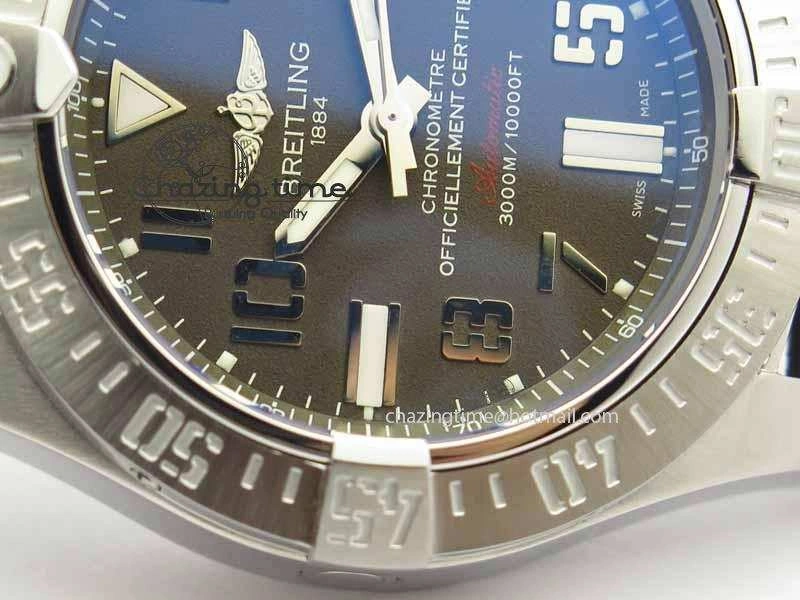 Avenger II Seawolf SS GF 1:1 Best Edition Gray Dial On Black Rubber Strap A2836
