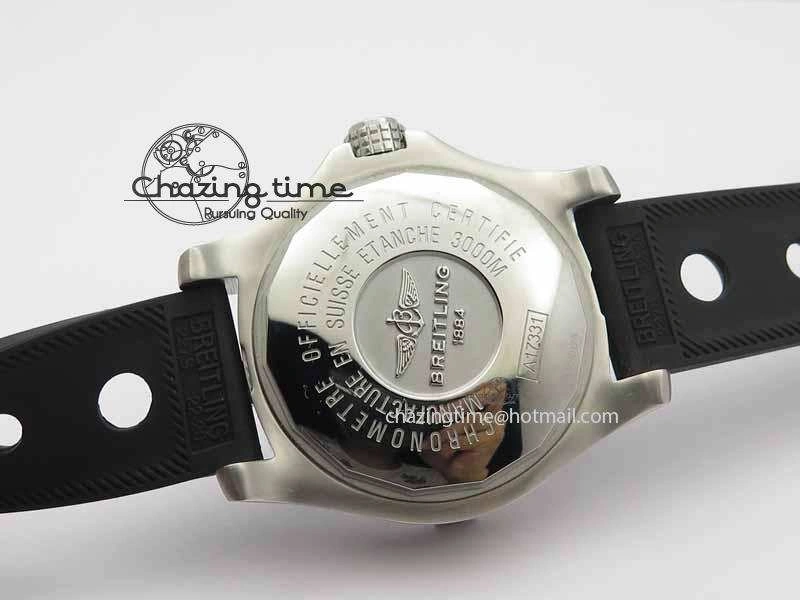 Avenger II Seawolf SS GF 1:1 Best Edition Gray Dial On Black Rubber Strap A2836