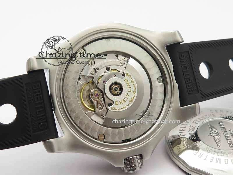 Avenger II Seawolf SS GF 1:1 Best Edition Gray Dial On Black Rubber Strap A2836