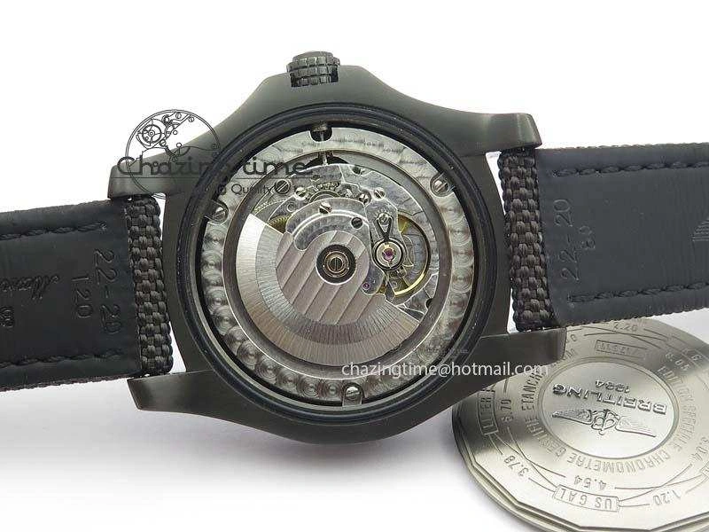 Avenger Seawolf DLC Black Dial On Black Nylon Strap A2824
