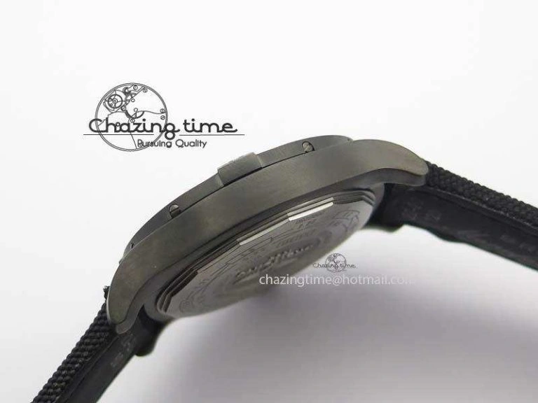 Avenger Seawolf DLC GF 1:1 Best Edition Black Dial On Black Nylon Strap A2824