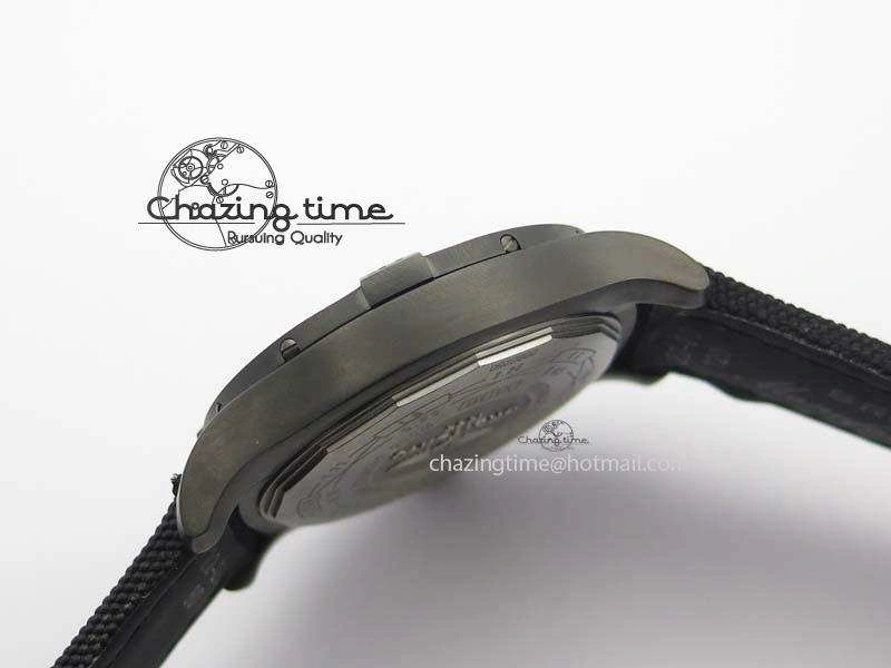 Avenger Seawolf DLC GF 1:1 Best Edition Black Dial On Black Nylon Strap A2824