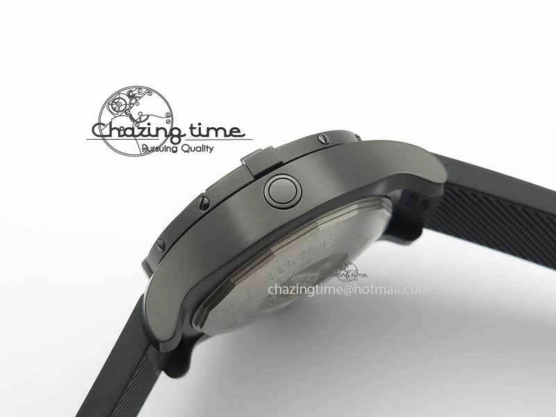 Avenger Seawolf DLC HF 1:1 Best Edition Black Dial On Black Rubber Strap A25J