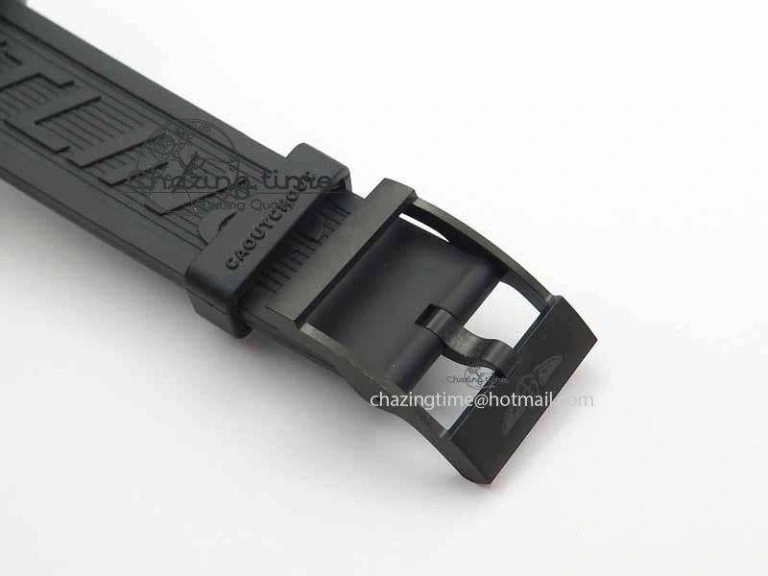 Avenger Seawolf DLC HF 1:1 Best Edition Black Dial On Black Rubber Strap A25J