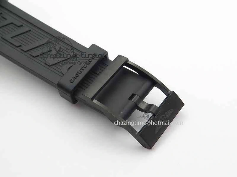Avenger Seawolf DLC HF 1:1 Best Edition Black Dial On Black Rubber Strap A25J