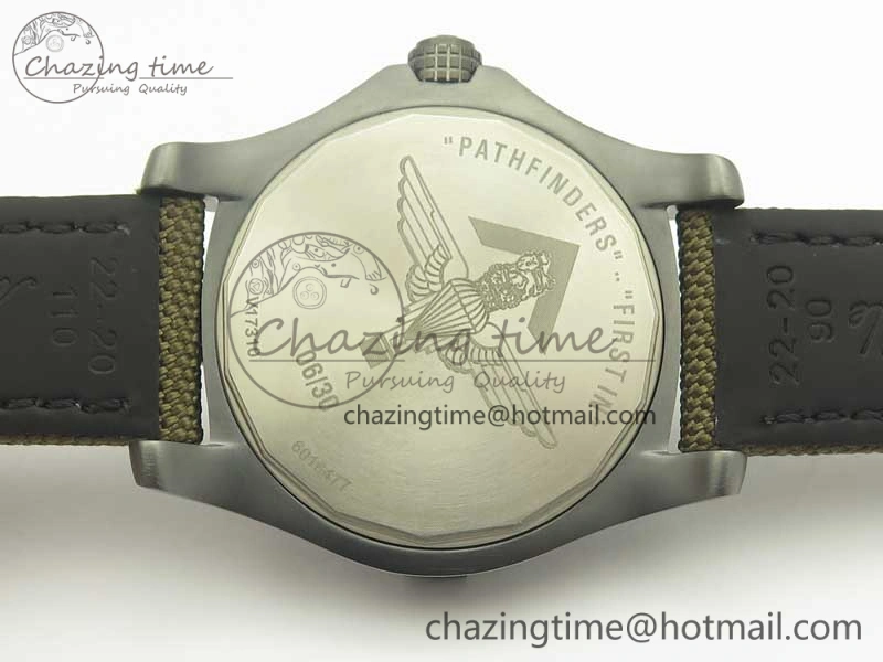 Avenger V17310 Ti DLC 1:1 Best Edition Black Dial Pathfinders First In on Nylon Strap A2824