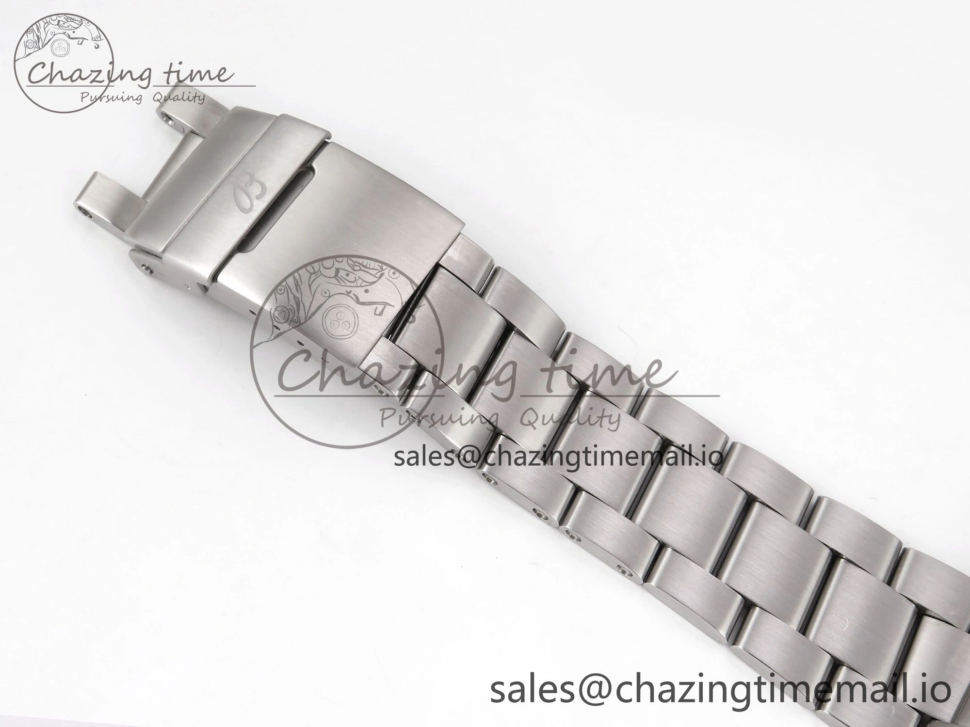 Aviator 8 Chrono SS EF 1:1 Best Edition Black Dial Arabic Bezel on SS Bracelet A7750
