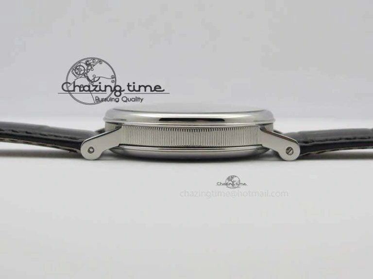 BG Tourbillon SS Best Edition Black Dial On Black Leather Strap A23J