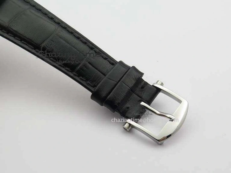 BG Tourbillon SS Best Edition Black Dial On Black Leather Strap A23J