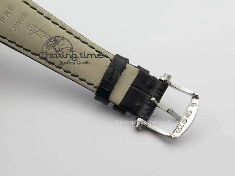 BG Tourbillon SS Best Edition Black Dial On Black Leather Strap A23J